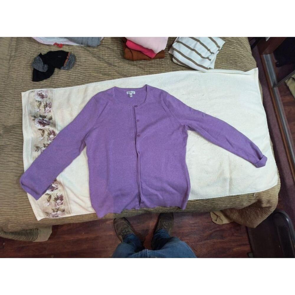 3 Croft And Barrow Cardigans Button Up Sweaters - image 5
